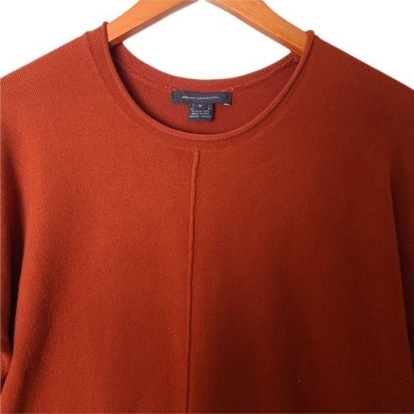 French Connection‎ Women's Sweater Orange Size Small S Pullover Crew - Picture 4 of 10